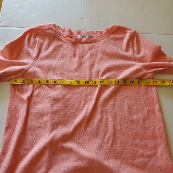 Croft & Barrow Coral Pull Over Lightweight Sweater Large - Picture 11 of 14